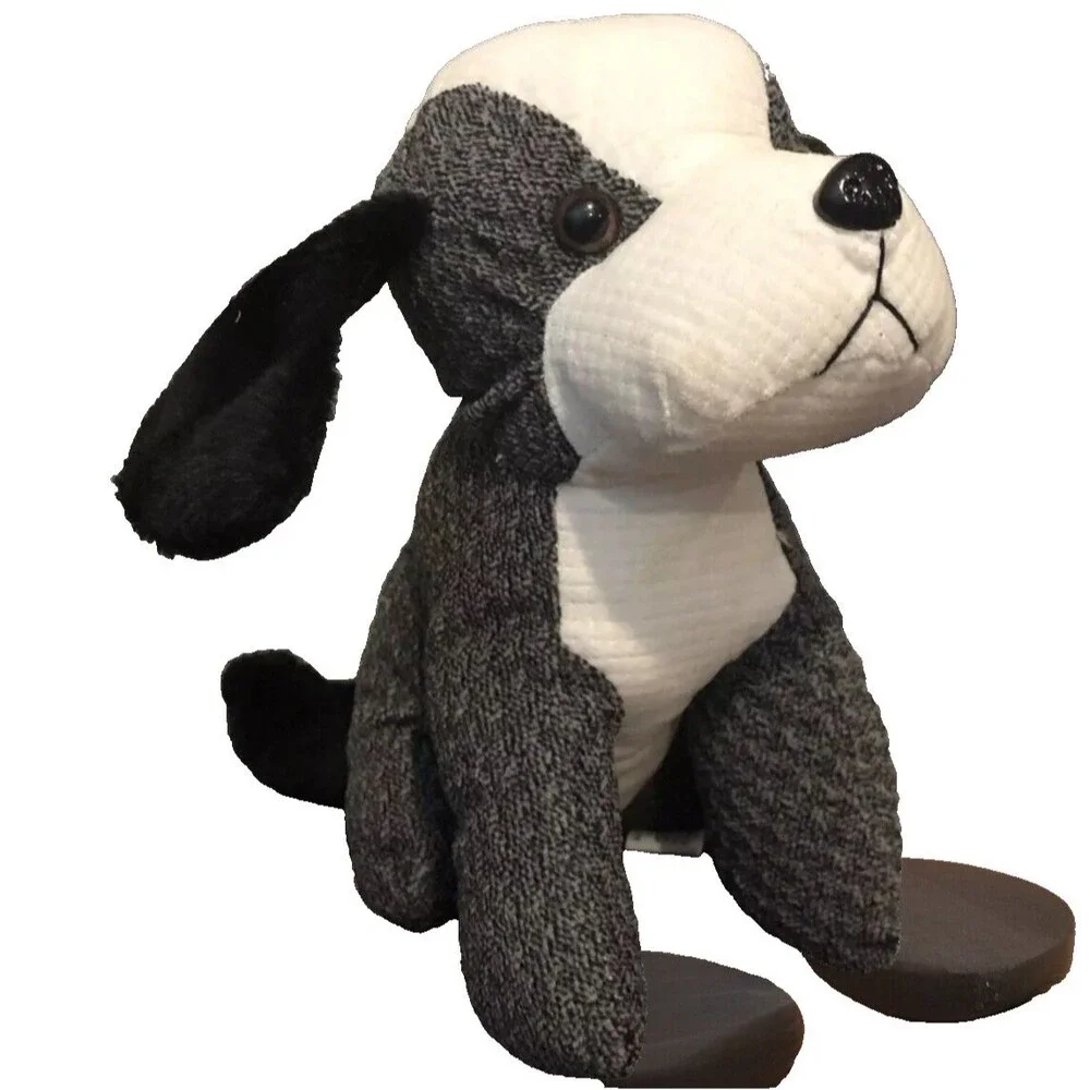 Tony Toy Puli International Dog Plush Gray White Textured Puppy Stuffed Animal 7